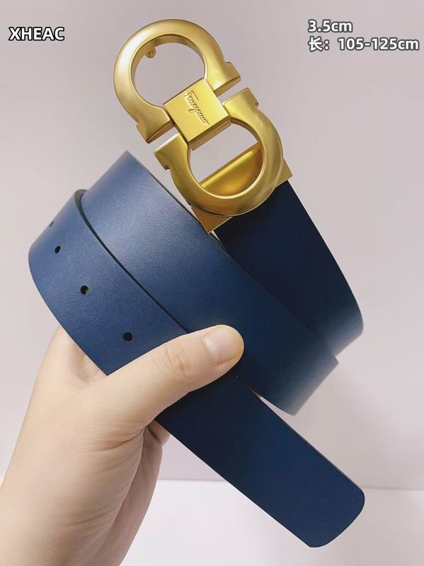 Ferragamo belt 35mmX105-125cm 8L185